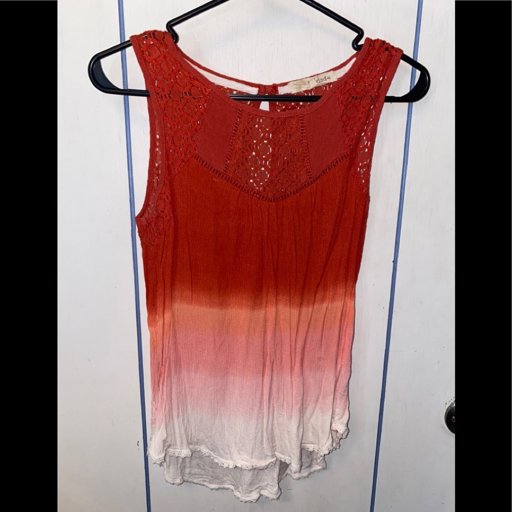 Rewind ombré tank top